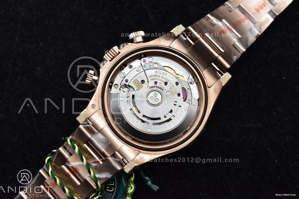 ZF SH Rainbow Bracelet Best 1:1 Diamonds 116595RBOW Durable Edition 776 Black RG Dial on Daytona 0416